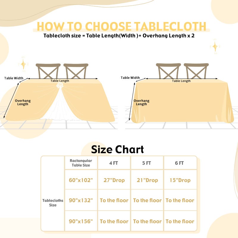 SoarDream Gold Sequin Tablecloth 60x102 inch Sparkly Rectangle Glitter Table Linen Wedding Sequin Tablecloths Party Banquet Decorations - Image 5